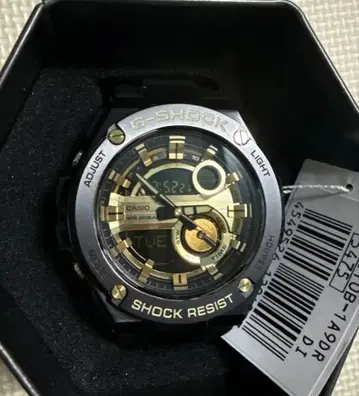 레어 G-SHOCK G 스틸 일본 미발매 모델 골드 블랙 새상품