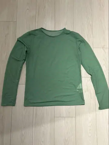 MAISON SPECIAL 그린 시어 T셔츠 M