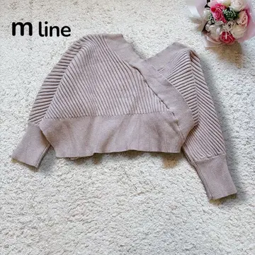 [ 엠라인 m line ] 카슈쿨 디자인 니트 풀오버 어른 베이지