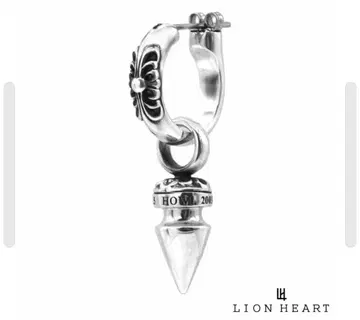 LION HEART 크로싱 귀걸이 스파이크 드롭