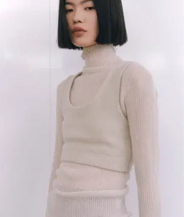 투데이풀 Raccoon Knit Bustier