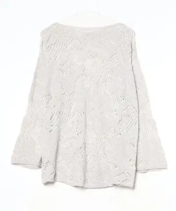 CLANE SHEER FLOWER KNIT TOPS