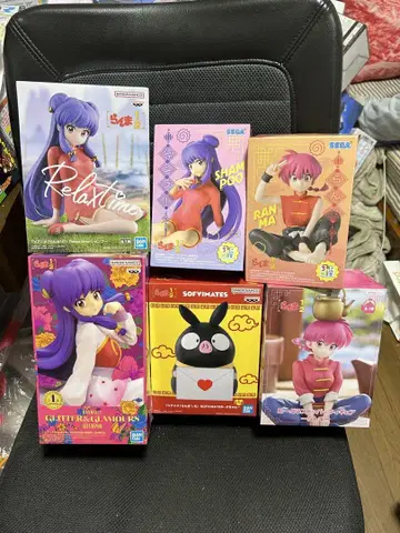 란마 1/2 피규어 6종 세트 미사용