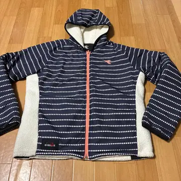 diadora 도트 무늬 리버서블 플리스 자켓