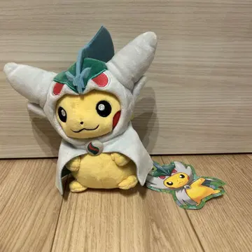 포켓몬 센터 메가레이드 판초를 입은 피카츄 봉제 인형