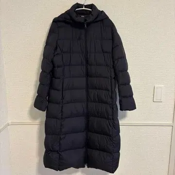 UNIQLO 울트라 라이트 다운 롱 코트 L 사이즈 블랙