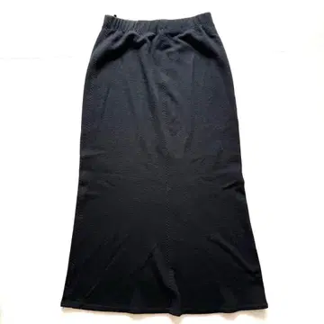 이타리야 롱 스커트 블랙 C741