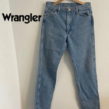 Wrangler 라이트 블루 데님 스트레이트 레그