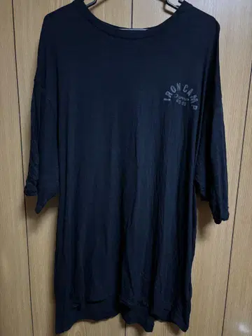 GASP SLUB IRON TEE Washed Black