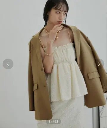 VIS 오버사이즈 테일러드 자켓
