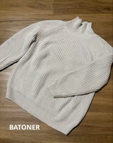 BATONER 바토너 하이넥 니트 스웨터