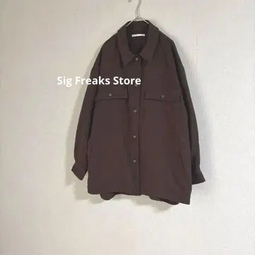 Sig Freaks Store CPO 셔츠 자켓 브라운 겉옷