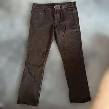 AlexanderLeeChang 팬츠 무릎 패치 스트레이트