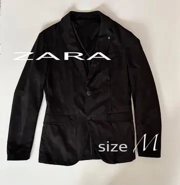 ZARA 블랙 테일러드 자켓 M 카모플라주