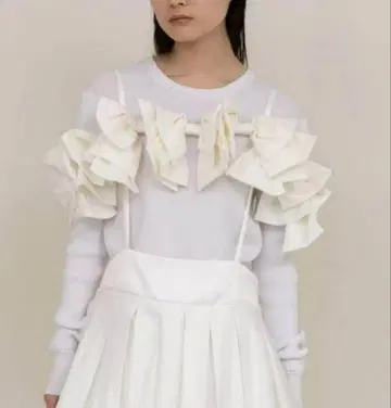 bibiy NINA RIBBON KNIT 화이트