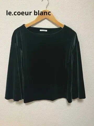르 쿨르 블랑 벨벳 여성용 상의