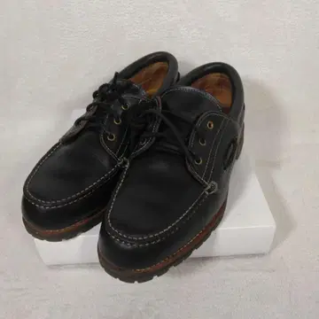 danner vibram 블랙 가죽 모카신 신발