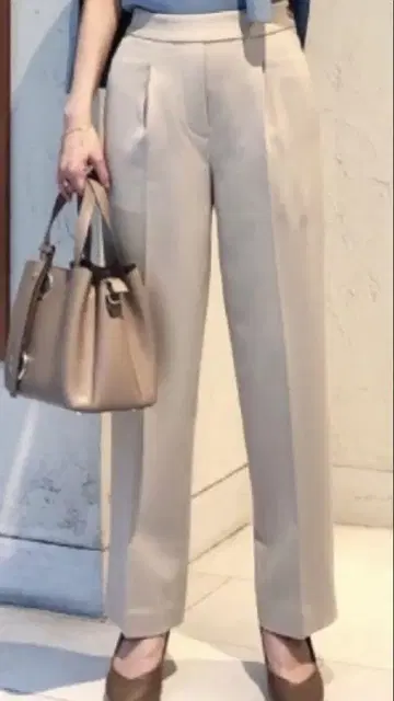 PLST 분또 스트레이트 팬츠 미사용 택 포함