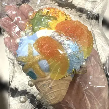 스퀴즈 키라키라 선생님 바다 아이스크림