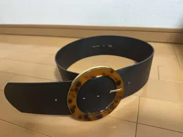 ZARA 자라 굵은 벨트 호박 벨트