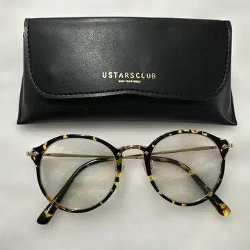 USTARSCLUB 토터스 쉘 라운드 안경