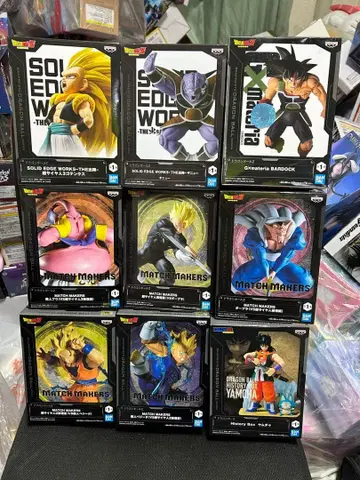 드래곤볼 피규어 9점 세트 미사용