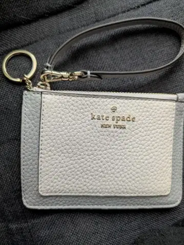 kate spade 카드 케이스 그레이/화이트