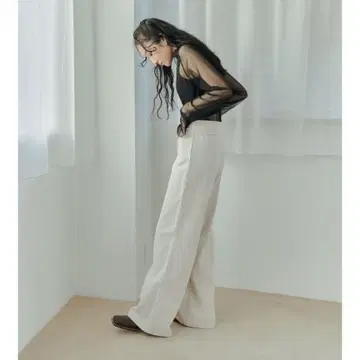 [ 새상품급 ] 코듀로이 라인 팬츠 아이보리