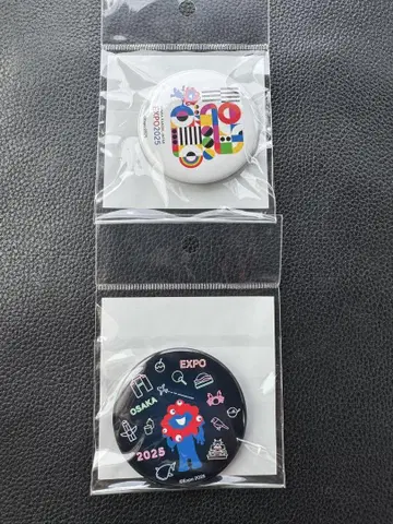 오사카 간사이 만박 미야쿠미야쿠 캔 배지 2종 세트