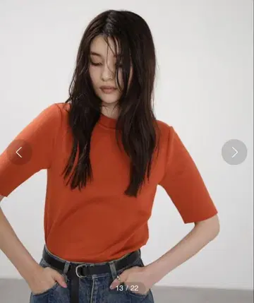 UNITED TOKYO 팔라스 크루 니트 오렌지