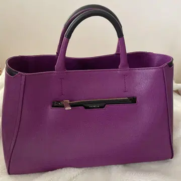 FURLA 퍼플 토트백