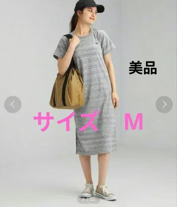 THE NORTH FACE 그레이 반팔 원피스 M
