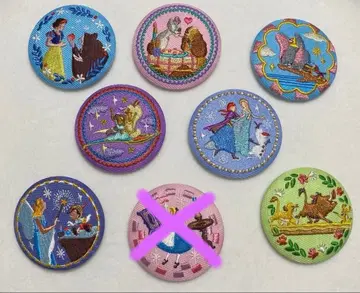 디즈니 자수 캔뱃지