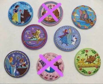 디즈니 자수 캔뱃지