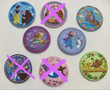 디즈니 자수 캔뱃지