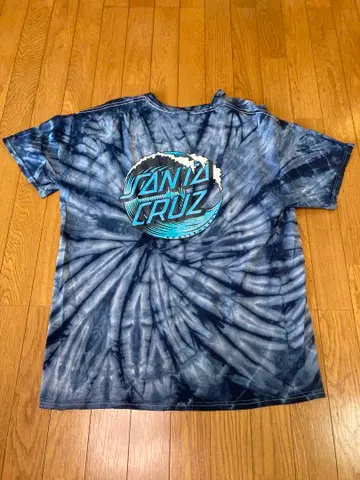 SANTA CRUZ 타이 다이 패턴 T셔츠 XL 사이즈