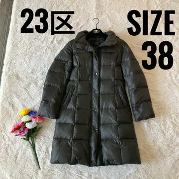 23구 롱 다운 자켓 38 시레 타프타