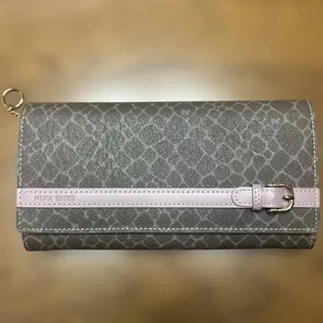 NINA RICCI 장지갑 핑크 브라운