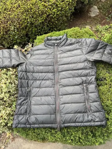 컨디션 최상 Armani jeans 아르마니 다운 자켓 더블 지퍼