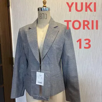 택 포함 새상품 YUKI TORII 여성용 자켓 그레이 계열 13호