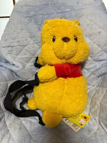 곰돌이 푸 봉제 인형 럭색 택 포함 미사용 새상품