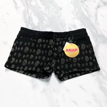 y2k 00s archive 헤이세이 갸루 미니 데님 그런지 스컬 블랙
