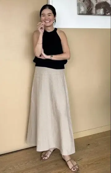 미사용 새상품 ORR / 홀터 넥 니트