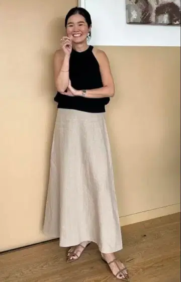 미사용 새상품 ORR / 홀터 넥 니트