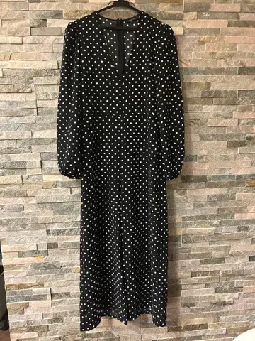 ZARA WOMAN 도트 올인원 와이드 팬츠 XS