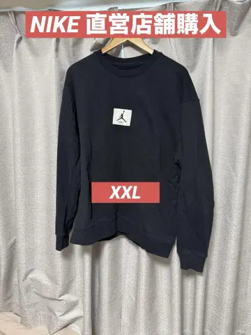 조던 맨투맨 점프맨 면 100% 블랙 XXL