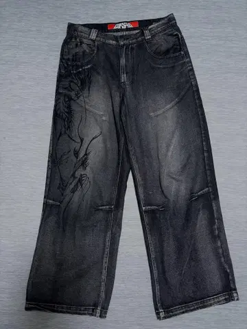 Jaded London 블랙 데님 W34