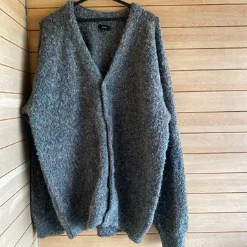 S1021.4 BEAMS XL 니트 가디건 그레이 계열