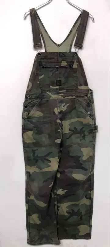 아메카지 POINTER BRAND 구제 의류 카모 패턴 오버롤
