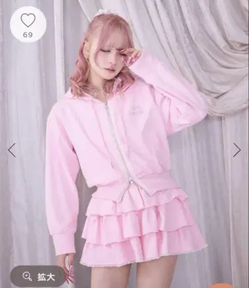 FICKLE BEBE 셋업 핑크